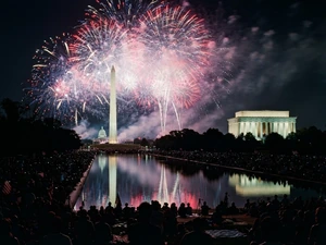 America's 250th Birthday Arrived in Two Competing Celebrations