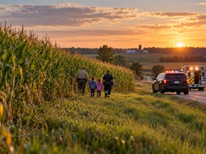 Boys Found in Cornfield After Mother Escapes Assault
