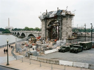 Trump Says Planned Arch Will Become Military Complex