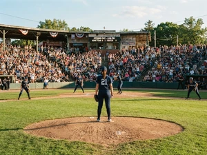 Women's Pro Baseball League Debuts As Mo'ne Davis Makes Opening-Day History